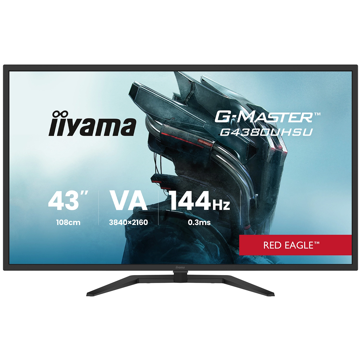 Monitor iiyama G-Master Red Eagle G4380UHSU-B2 43" 4K VA 144Hz 0,3ms MPRT Gamingowy