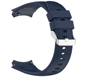 Pasek Bizon Strap Watch Silicone S do Huawei Watch 5 42 mm granatowy