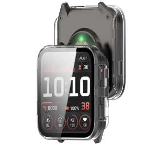 Nakładka na tarczę Bizon ze szkłem do Garmin Venu X1 przezroczysty