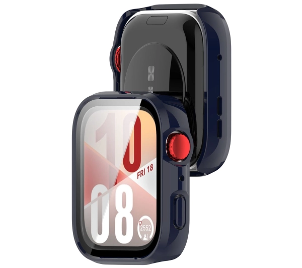 Bizon ze szkłem do Huawei Watch Fit 4 niebieski