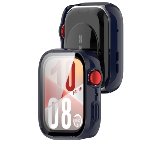 Bizon ze szkłem do Huawei Watch Fit 4 niebieski