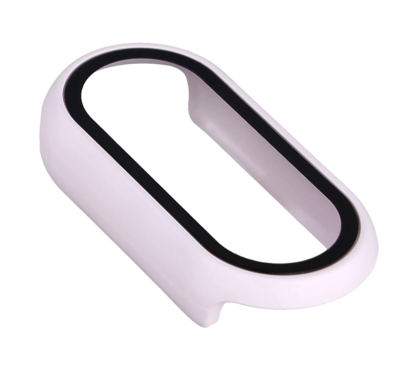 Bizon ze szkłem do Xiaomi Smart Band 10 fioletowy
