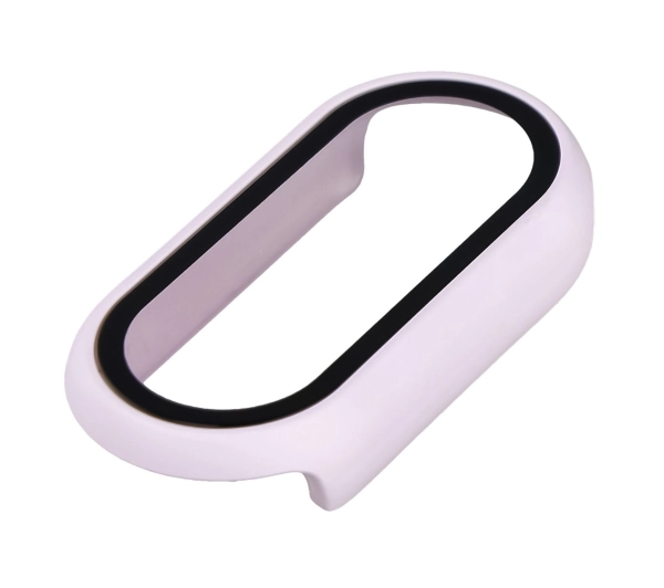 Bizon ze szkłem do Xiaomi Smart Band 10 fioletowy