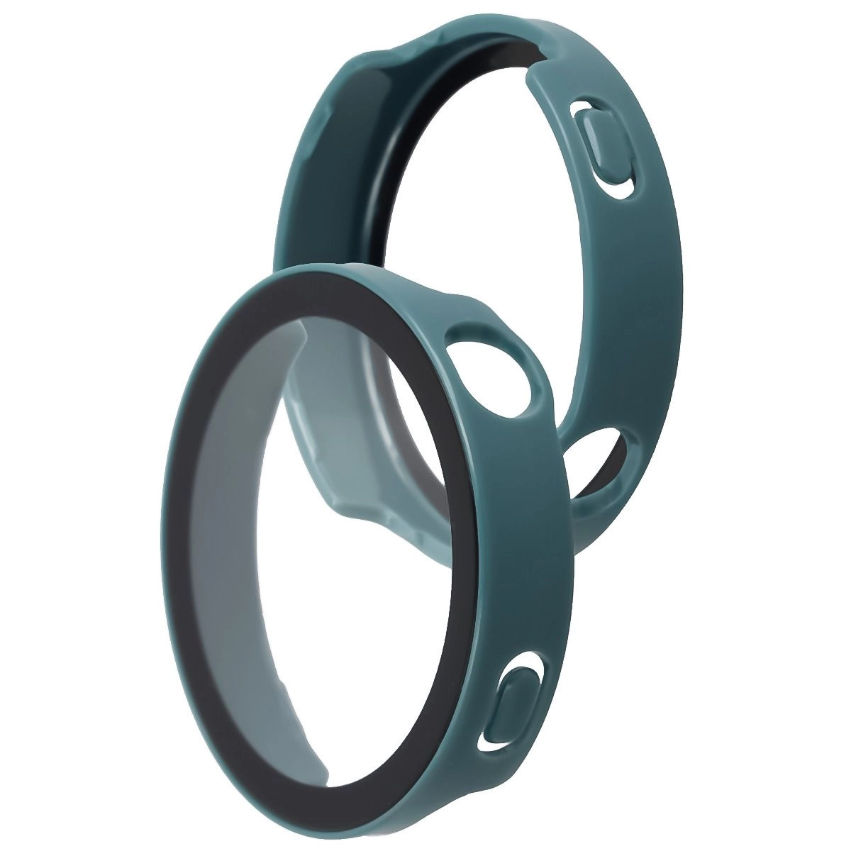 Nakładka na tarczę Bizon ze szkłem do Huawei Watch GT6 41 mm zielony