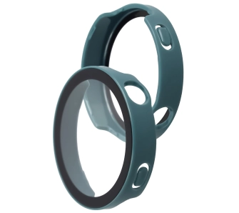 Nakładka na tarczę Bizon ze szkłem do Huawei Watch GT6 41 mm zielony