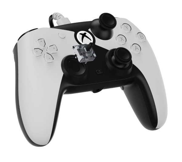 Hyperkin The Competitor do Xbox, PC Przewodowy Biało-czarny