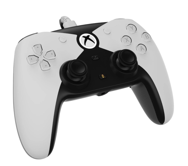 Hyperkin The Competitor do Xbox, PC Przewodowy Biało-czarny