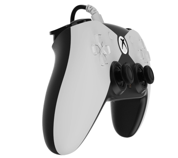 Hyperkin The Competitor do Xbox, PC Przewodowy Biało-czarny