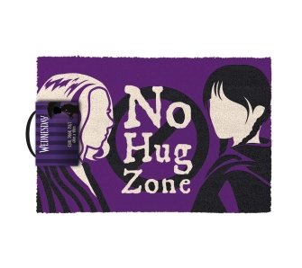 Wycieraczka Pyramid Coir Doormat Wednesday (No Hug Zone)