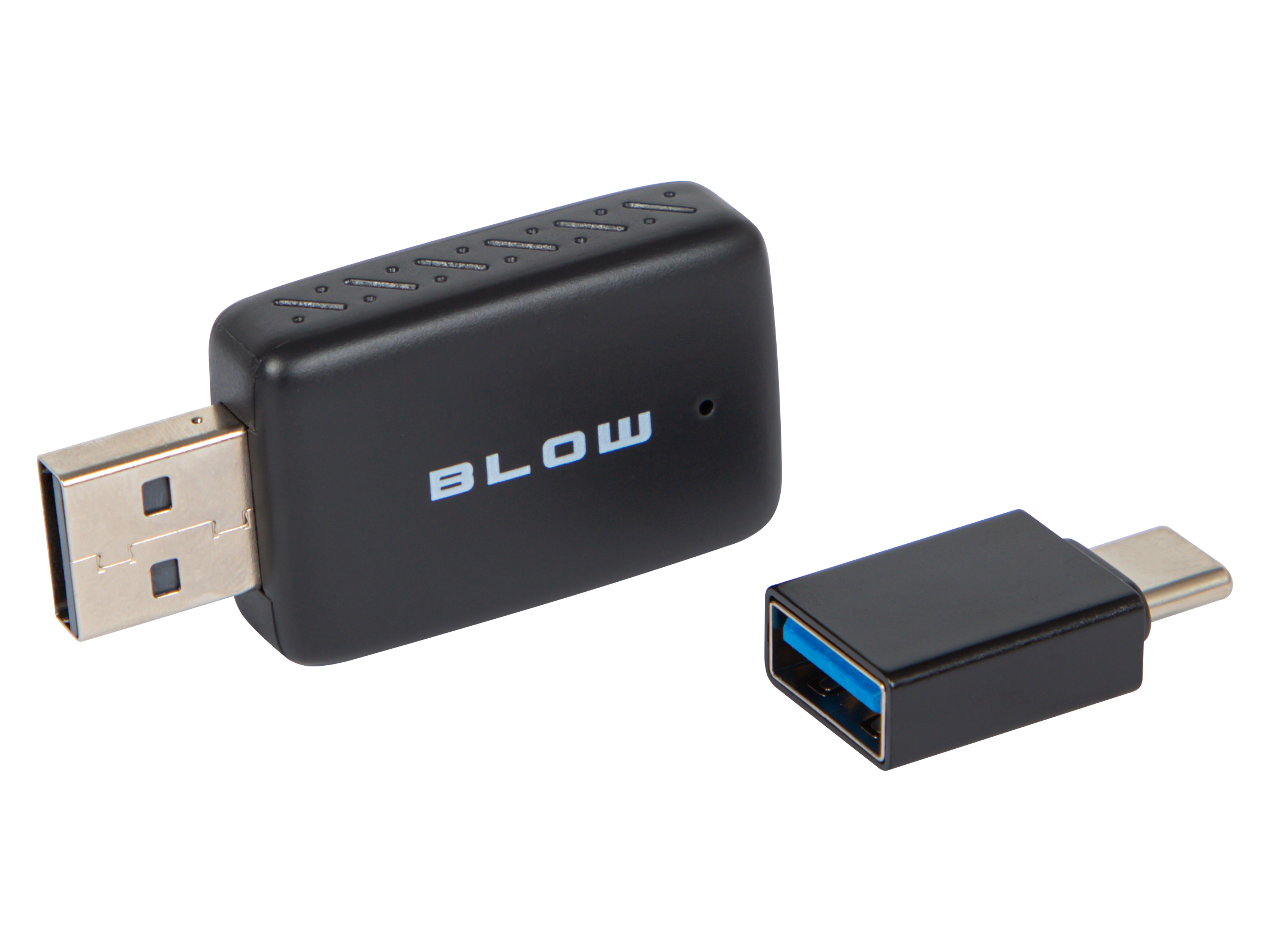 Bezprzewodowy adapter BLOW mini PRO CarPlay Android Auto Czarny