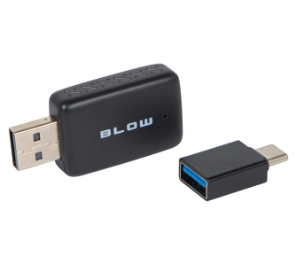Bezprzewodowy adapter BLOW mini PRO CarPlay Android Auto Czarny