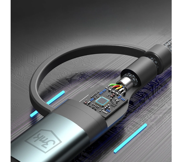 3mk Hyper Cable N-SERIES 2w2 A/C do C /Lightning 1,2m 20V/3A 60W Czarny
