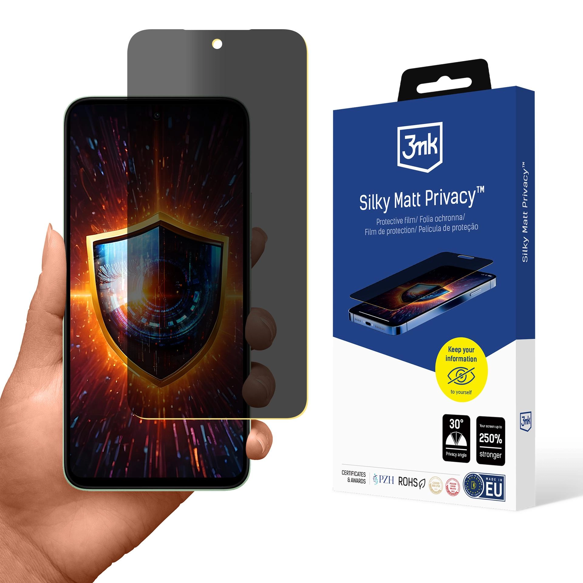 Folia ochronna 3mk Silky Matt Privacy do Redmi 15 4G/ 15 5G