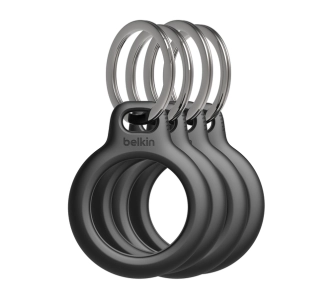 Etui Belkin Secure Holder z kółkiem do kluczy do AirTaga 4-pack Czarny