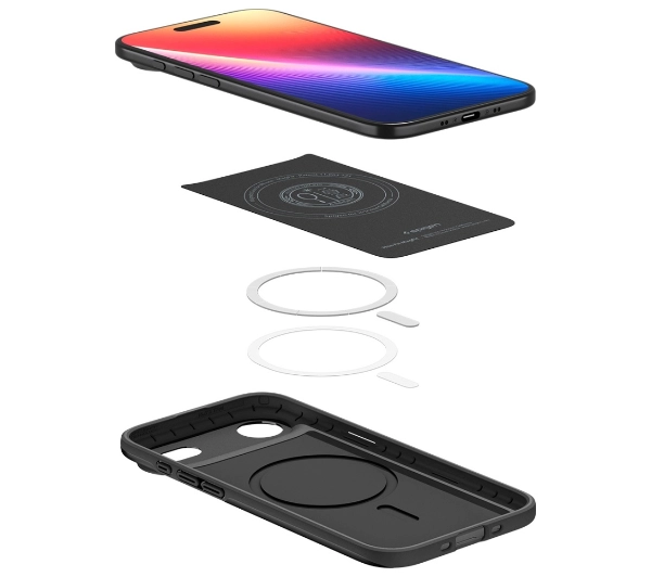Spigen Thin Fit MAG MagSafe do iPhone Air Czarny