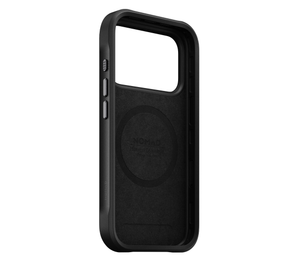 Nomad Rugged Leather do iPhone 17 Pro Czarny
