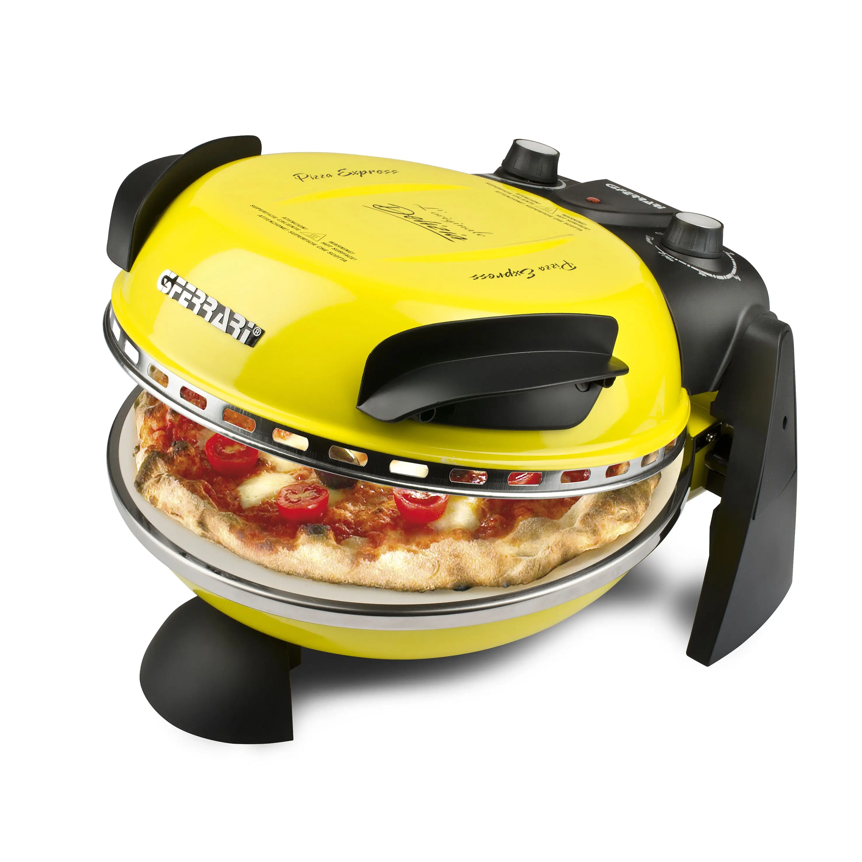 Piec do pizzy G3 Ferrari Delizia G10006 1200W Regulacja temperatury 31cm Żółty