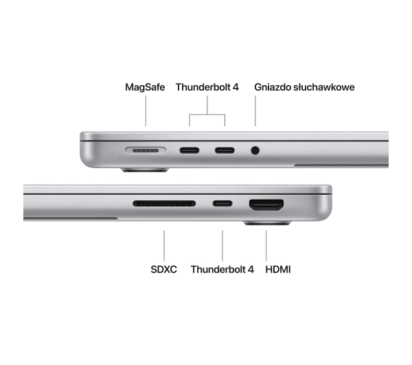 Apple MacBook Pro 2025 14,2" M5 16GB RAM 512GB Dysk macOS Srebrny Funkcje AI - Kup na Raty - RRSO 0%