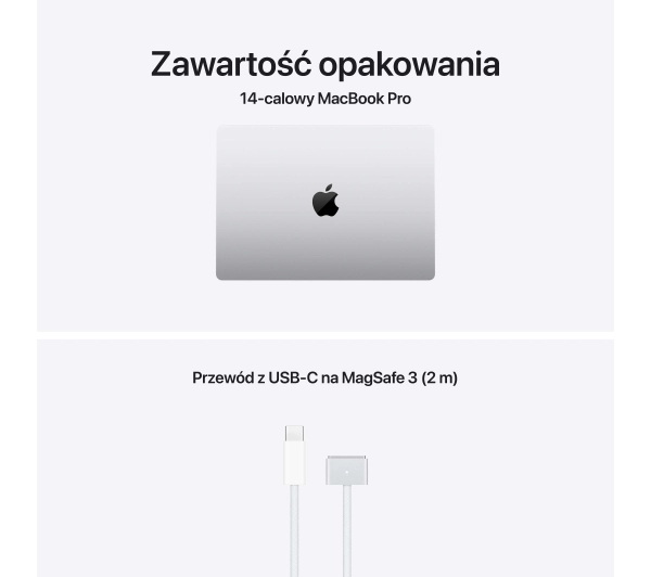 Apple MacBook Pro 2025 14,2" M5 16GB RAM 512GB Dysk macOS Srebrny Funkcje AI - Kup na Raty - RRSO 0%