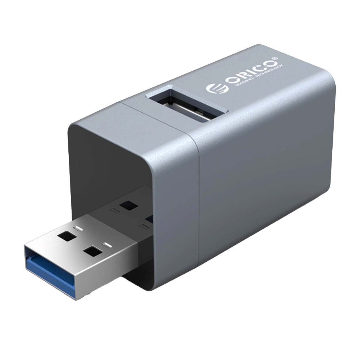 Hub USB Orico MINI-U32L-GY-BP 5Gbps mini 3xUSB-A Szary