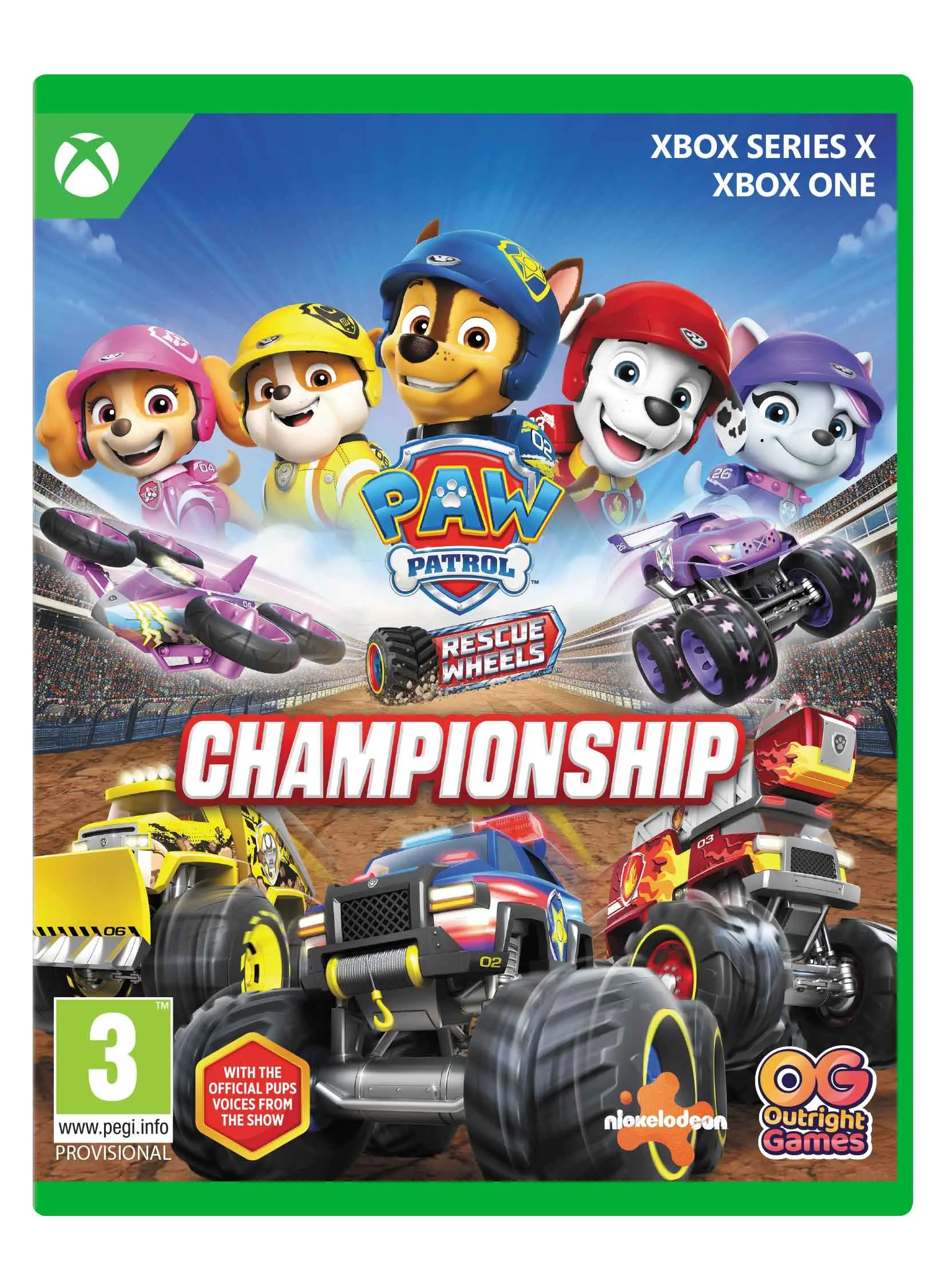 Psi Patrol Rescue Wheels: Championship Gra na Xbox Series X / Xbox One