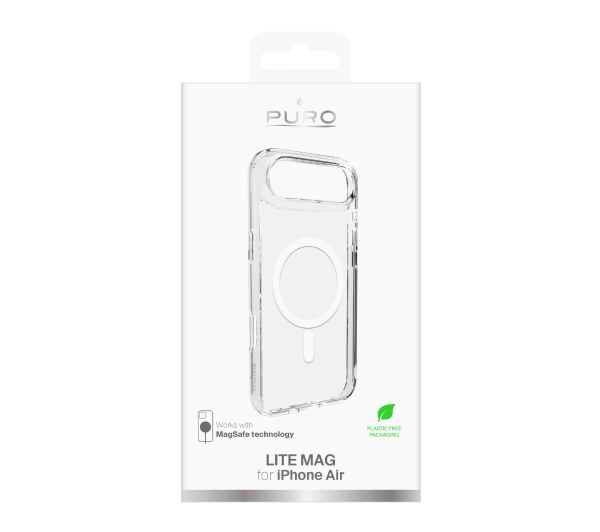 Puro Lite Mag do iPhone Air Przezroczysty