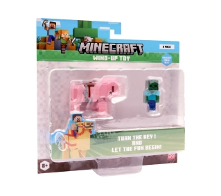 PMI Kids World Minecraft Wind-Up Toy Baby Zombie Pig