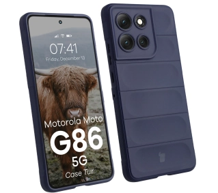 Bizon Pancerne Tur do Motorola Moto G86 Power 5G Niebieski