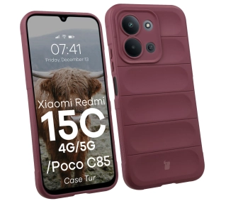 Bizon Pancerne Tur do Xiaomi Redmi 15C 4G / 5G / POCO C85 4G Fioletowy