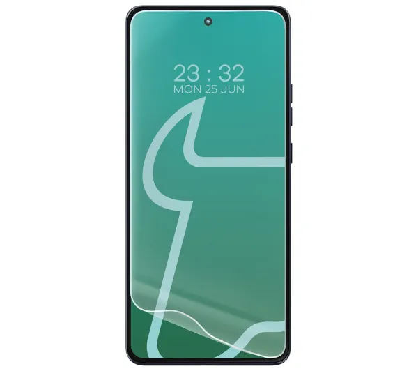 Bizon elastyczne etui Salpa + 2x folia na ekran Clear Pack do Motorola Moto G86 5G