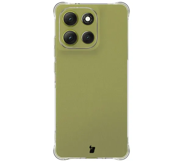 Bizon elastyczne etui Salpa + 2x folia na ekran Clear Pack do Motorola Moto G86 5G