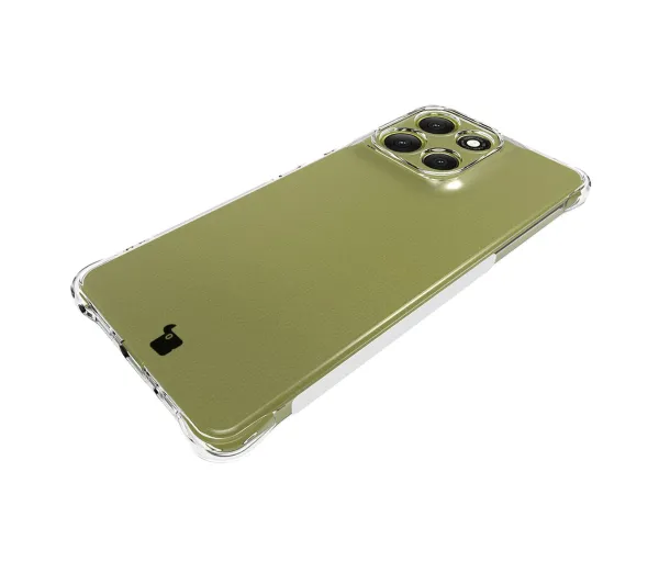 Bizon elastyczne etui Salpa + 2x folia na ekran Clear Pack do Motorola Moto G86 5G