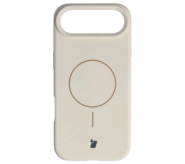 Bizon Silikonowe Soft  z MagSafe do Apple iPhone Air Ecru