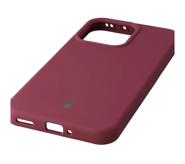 Bizon Silikonowe Soft do Oppo Reno14 Śliwkowy