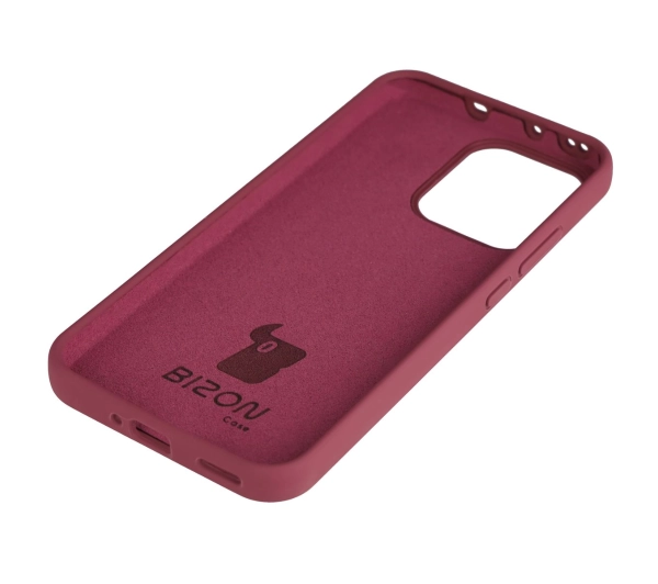 Bizon Silikonowe Soft do Oppo Reno14 Śliwkowy