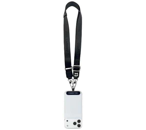 Karl Lagerfeld Universal Strap Tether Patch Czarny