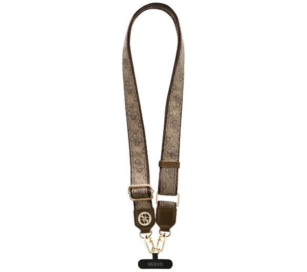 Guess Universal Crossbody 4G Tether Patch Brązowy