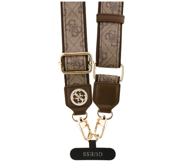 Guess Universal Crossbody 4G Tether Patch Brązowy