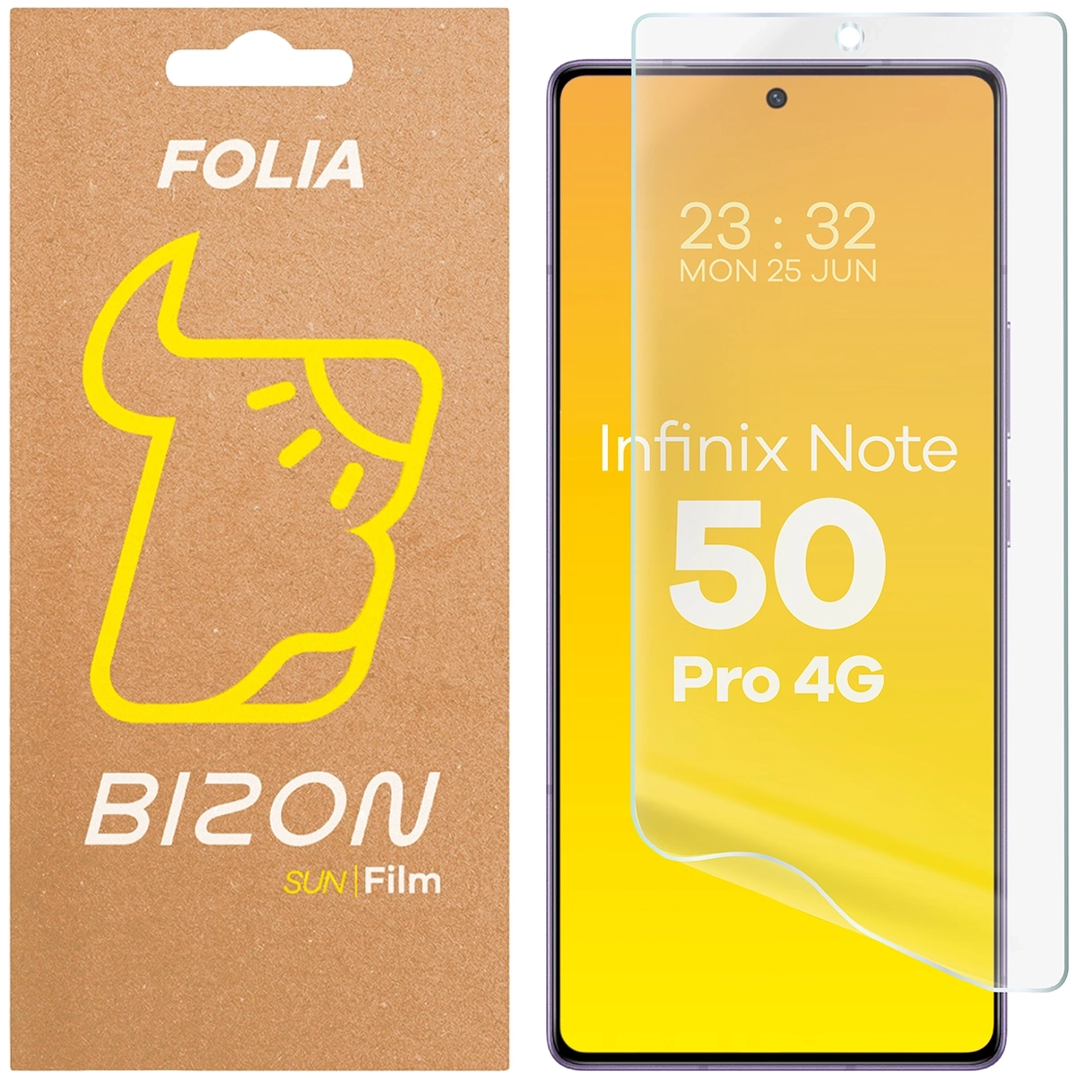 Folia ochronna Bizon matowa Film Sun do Infinix Note 50 Pro 4G