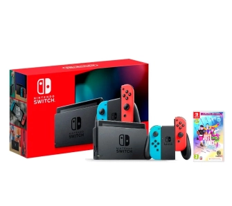 Konsola Nintendo Switch Joy-Con v2 Czerwono-niebieski + Just Dance 2026 Edycja Limitowana
