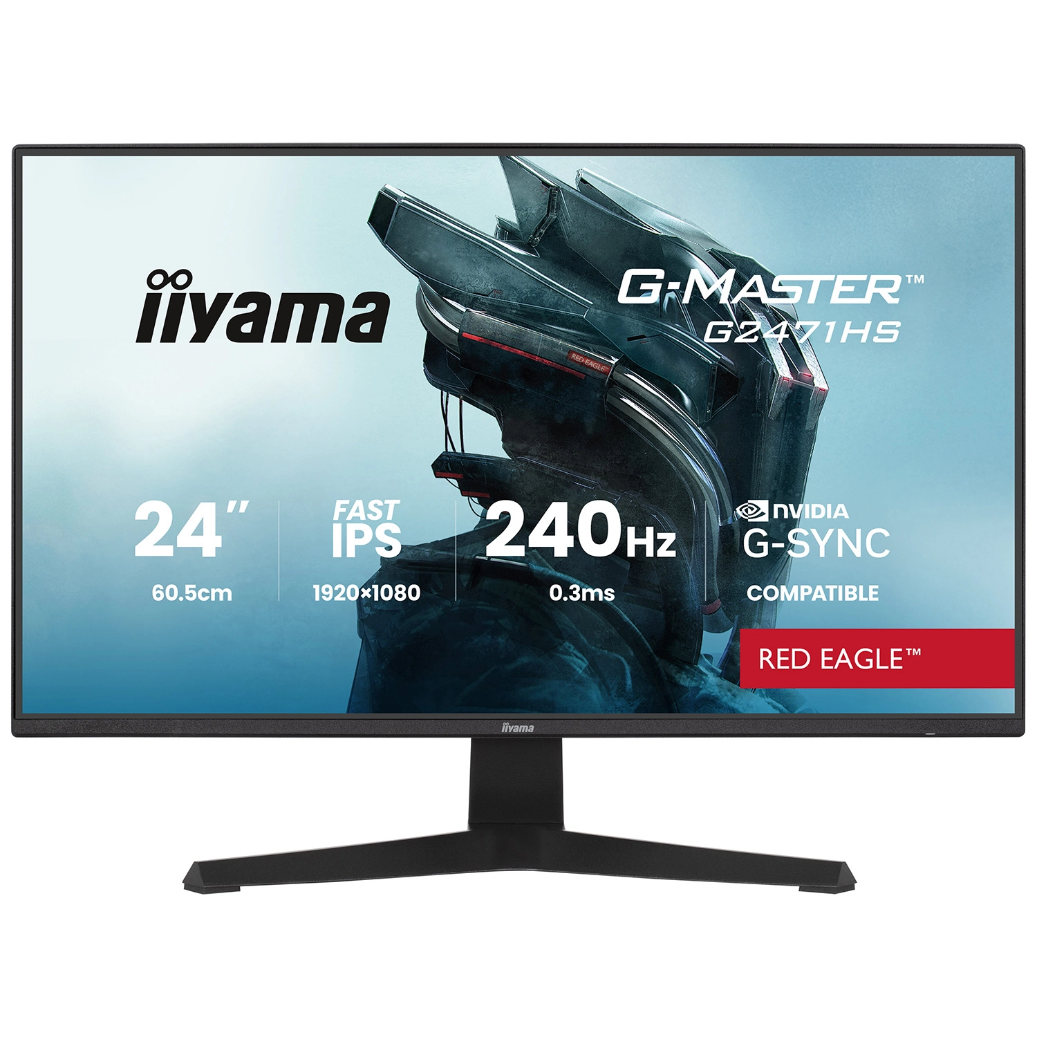 Monitor iiyama G-Master Red Eagle G2471HS-B1 23,8" Full HD Fast IPS 240Hz 0,3ms MPRT Gamingowy