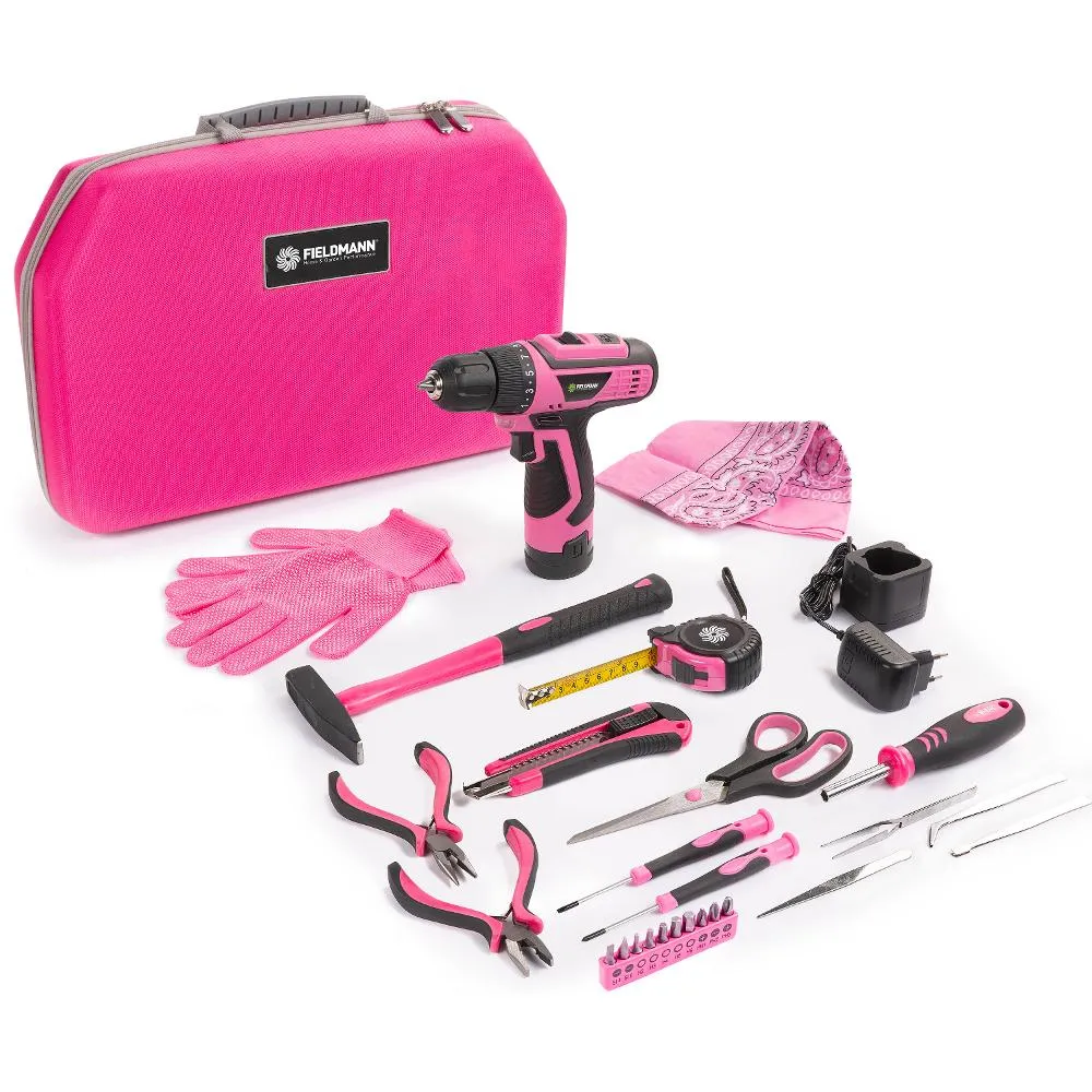 Zestaw elektronarzędzi Fieldmann FDG 5026-28R 28 Elementów + Wkrętarka FDV 10249-A