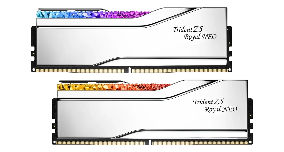 Pamięć RAM G.Skill Trident Z5 Royal Neo DDR5 64GB (2x32GB) 6000 CL30 Biały