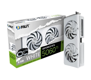 Palit GeForce RTX 5060 Ti White OC 8GB GDDR7 128bit DLSS 4 - Kup na Raty - RRSO 0%