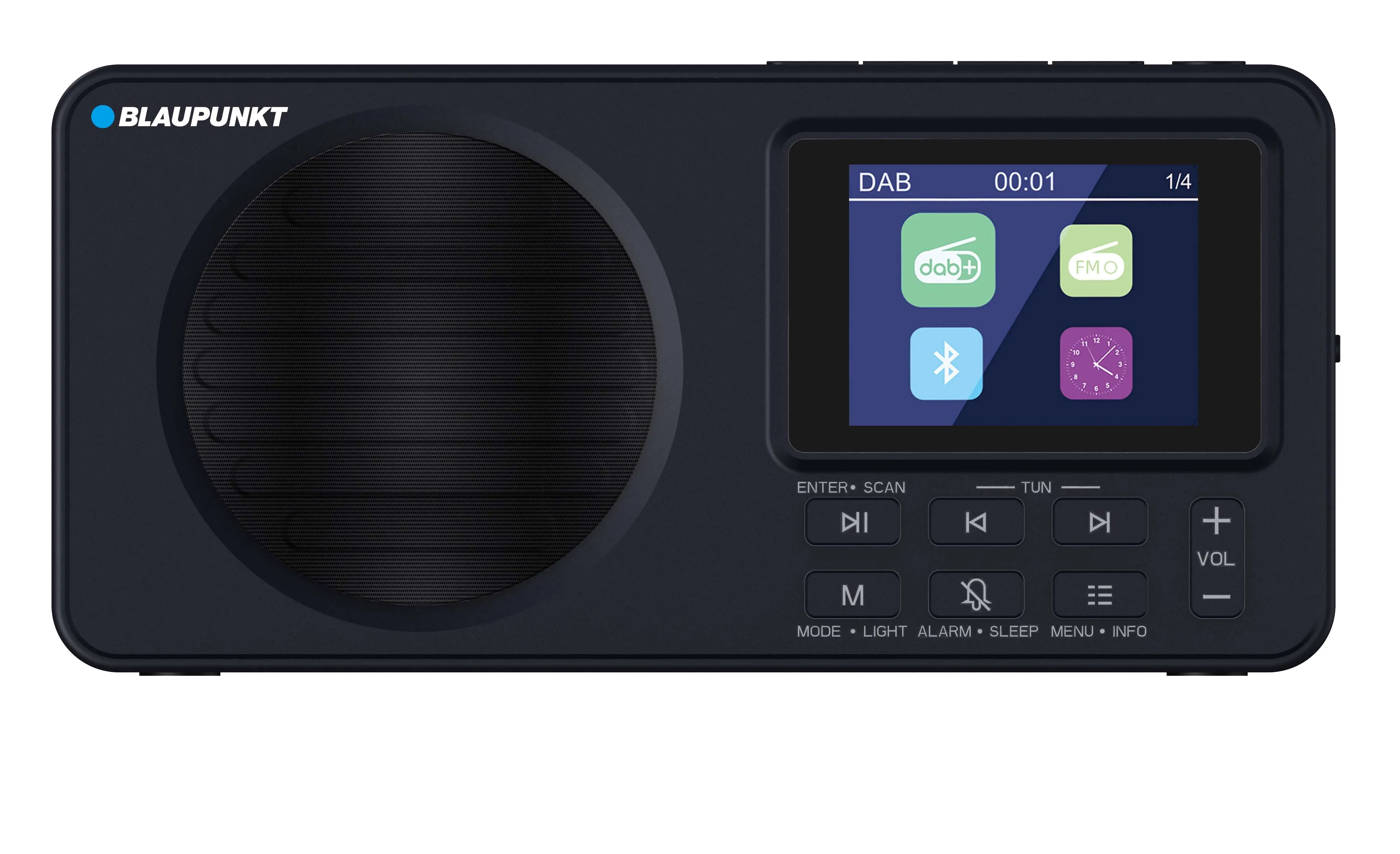 Radioodbiornik Blaupunkt DR6BK Radio FM, DAB+ Bluetooth Czarny