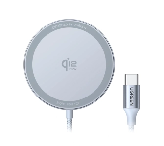 Ładowarka indukcyjna UGREEN MagFlow W753 Qi2 25W Szary