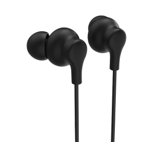 Hama Popply Dokanałowe Mikrofon Czarny