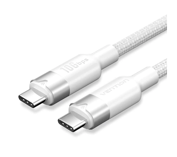 Vention USB-C do USB-C 3.2 5A 1m Biały