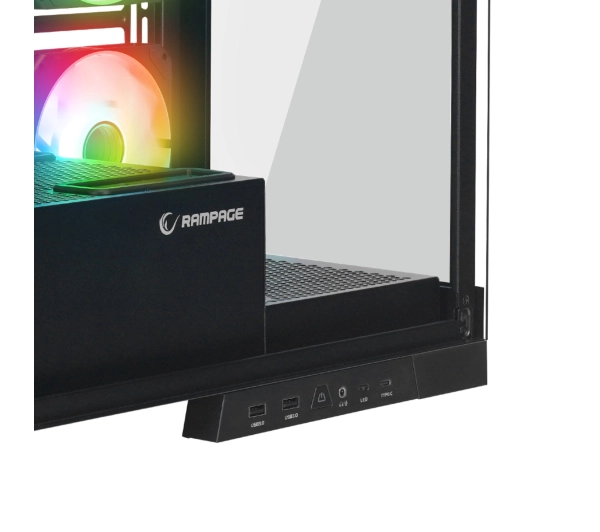 Rampage Hydra V2 ARGB Czarny - Kup na Raty - RRSO 0%