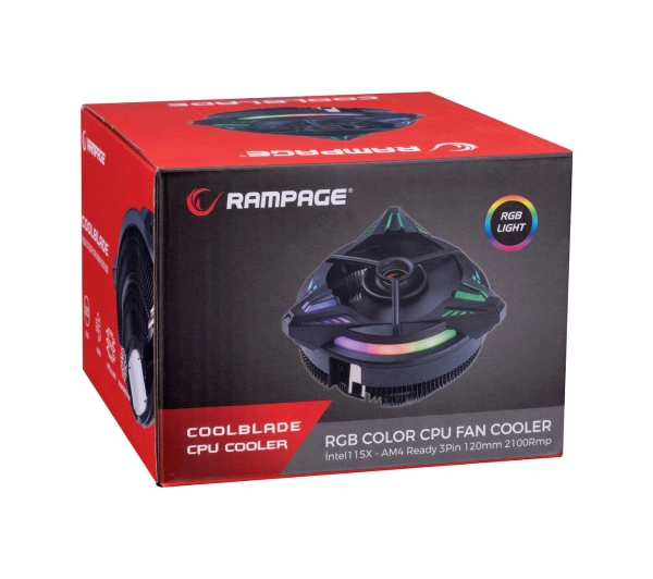 Rampage CoolBlade RGB Czarny